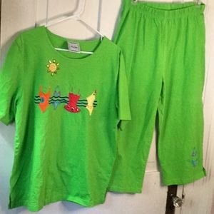 Fine line two piece set